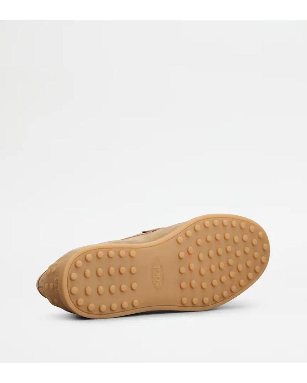 Tod's Natural Tod's Suede Loafer for men