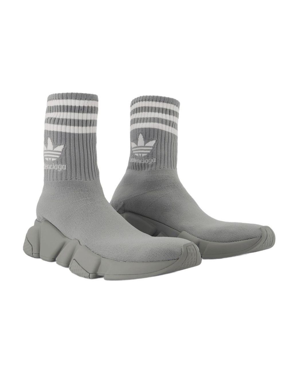 Balenciaga Gray Speed Lt Adidas Sneakers