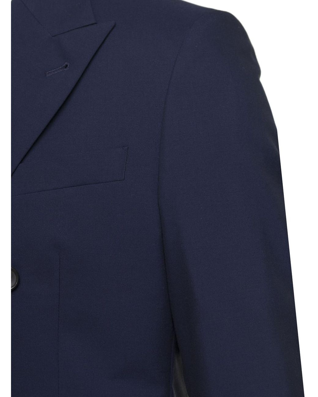 Reveres 1949 Blue Double-Breasted Blazer With Pointed Reverses for men