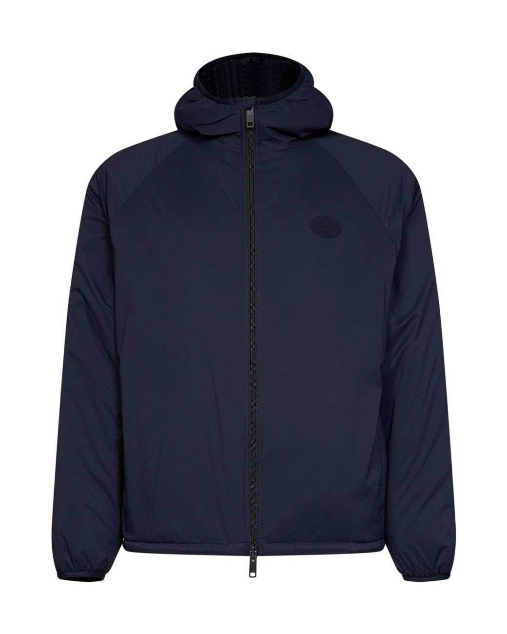 Burberry Blue Nylon Dunwich Packable Hooded Jacket for men