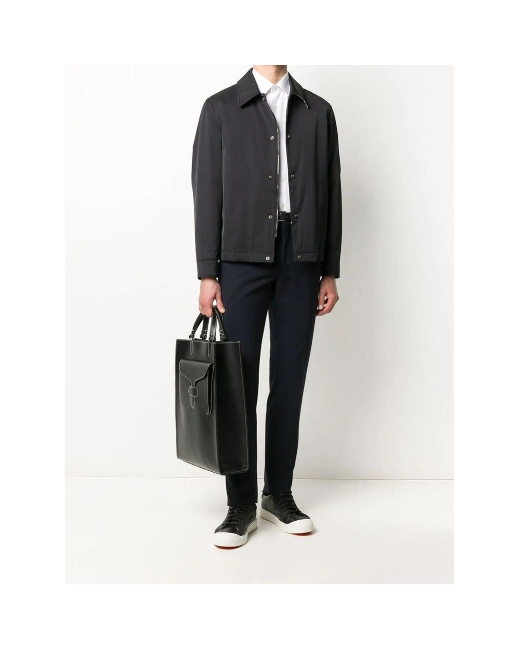Ferragamo Black Light Jackets for men