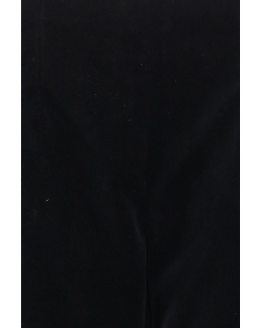 Khaite Black Ryden Cotton-Velvet Pants Cotton; Elastane Trousers