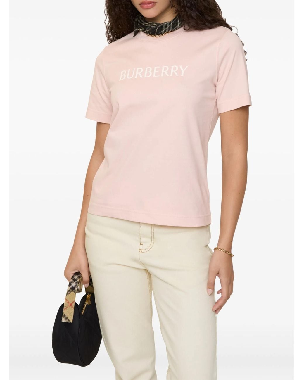 Burberry Pink T-Shirts