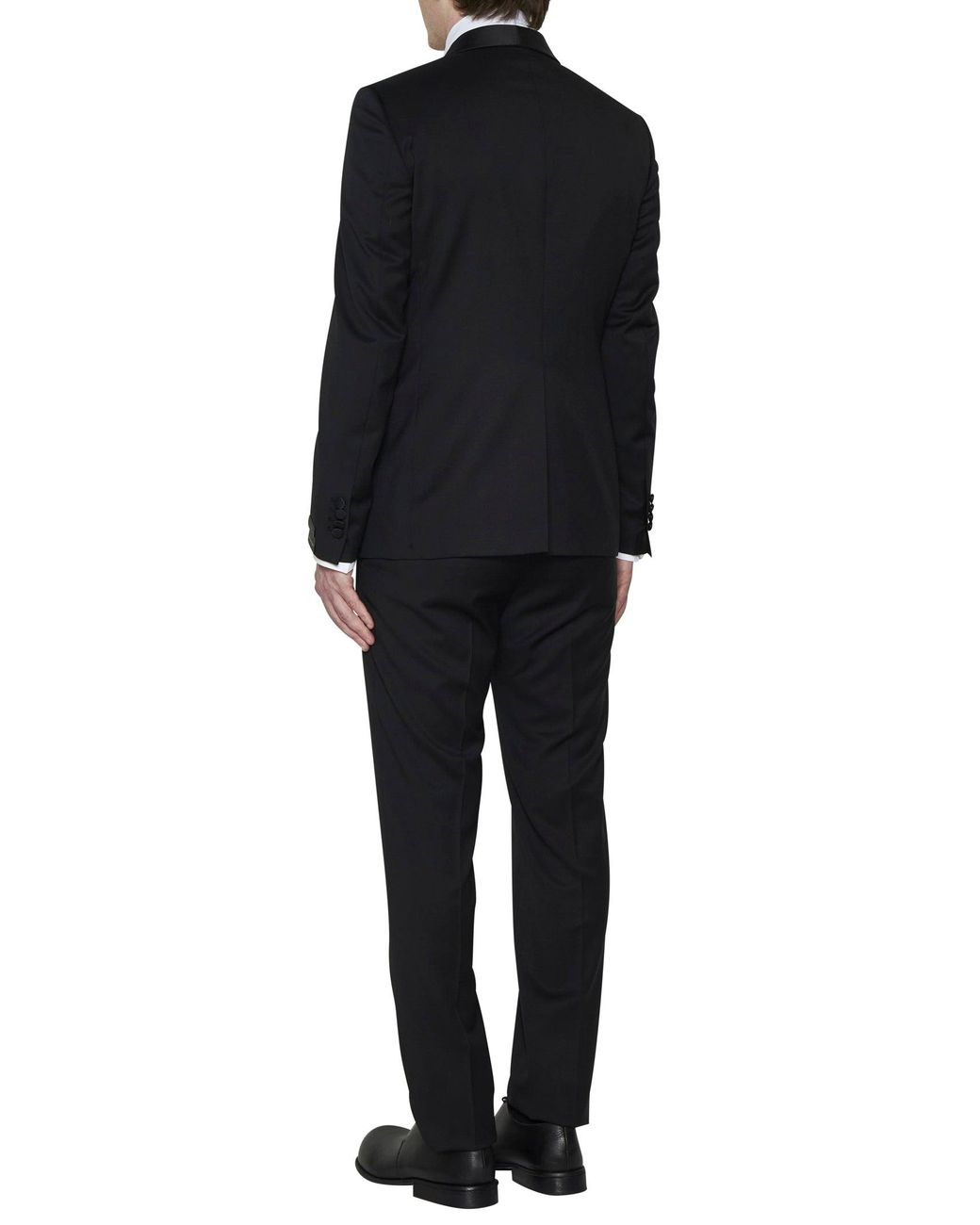 Tagliatore Black Wool Tuxedo for men