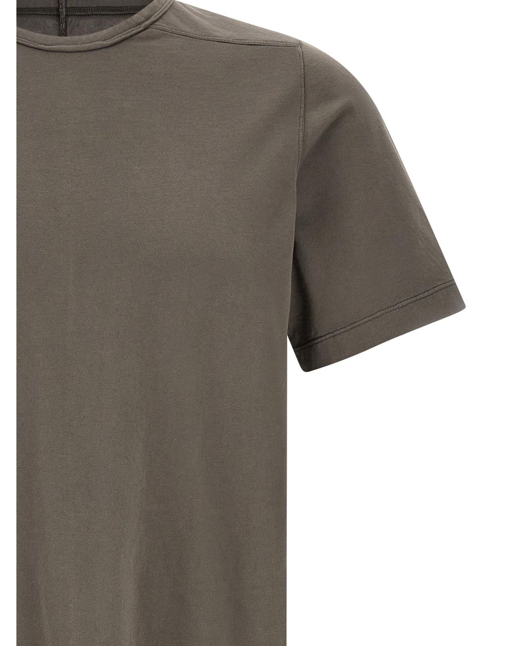 Rick Owens Gray 'Level T' T-Shirt for men
