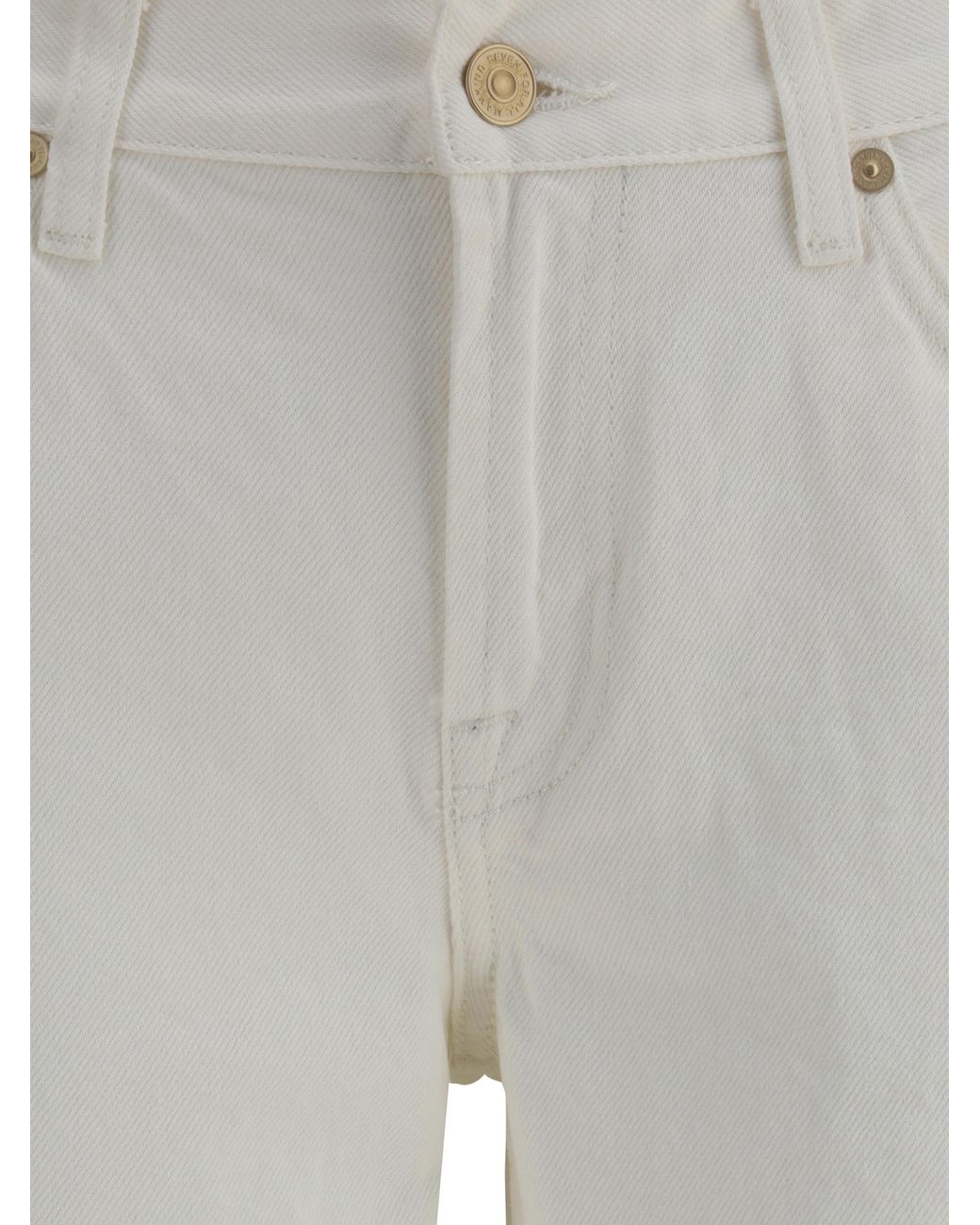 7 For All Mankind Gray Jeans Spencer Flare Cotton