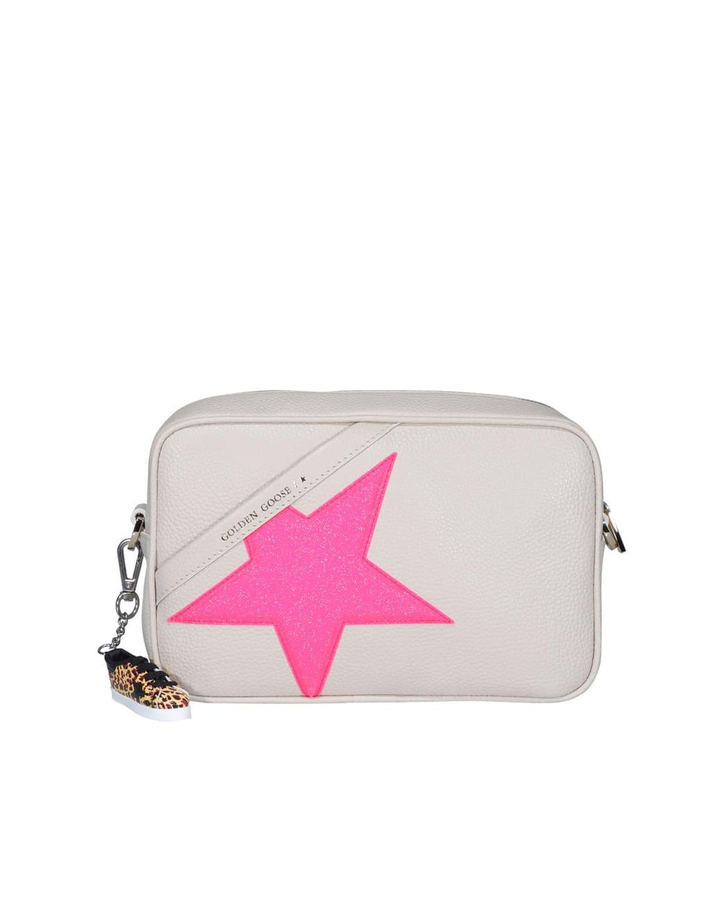 ☆GOLDEN GOOSE ☆STAR BAG☆ Golden Goose Star Bag in Black & Silver | REVOLVE
