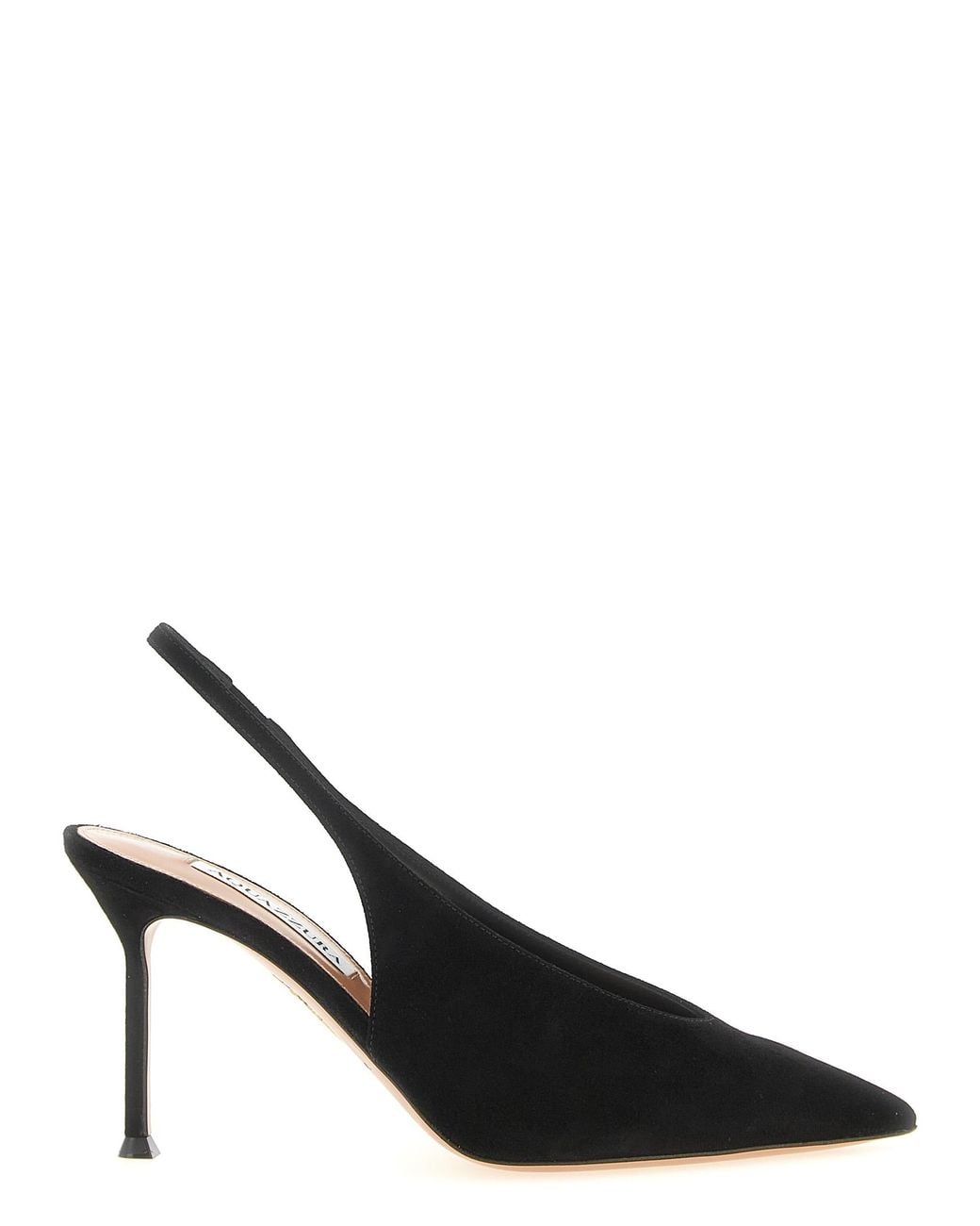 Aquazzura Black Calfskin High Heel Pumps