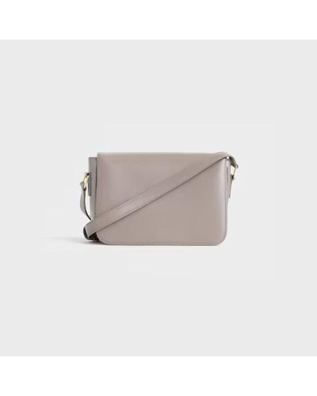 Céline White Celine Cel Shoulder Bag