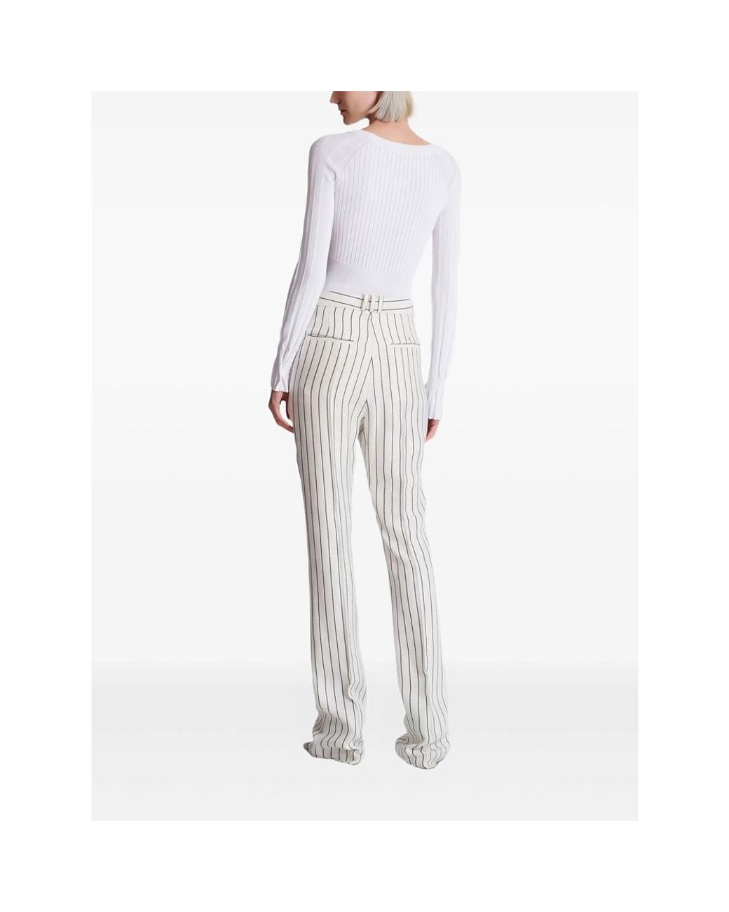 Balmain White Trousers