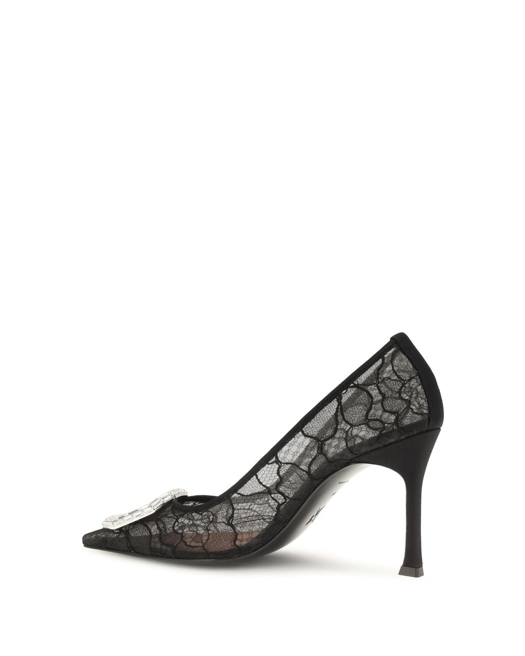 AMINA MUADDI White Camelia Lace Pumps Sandal