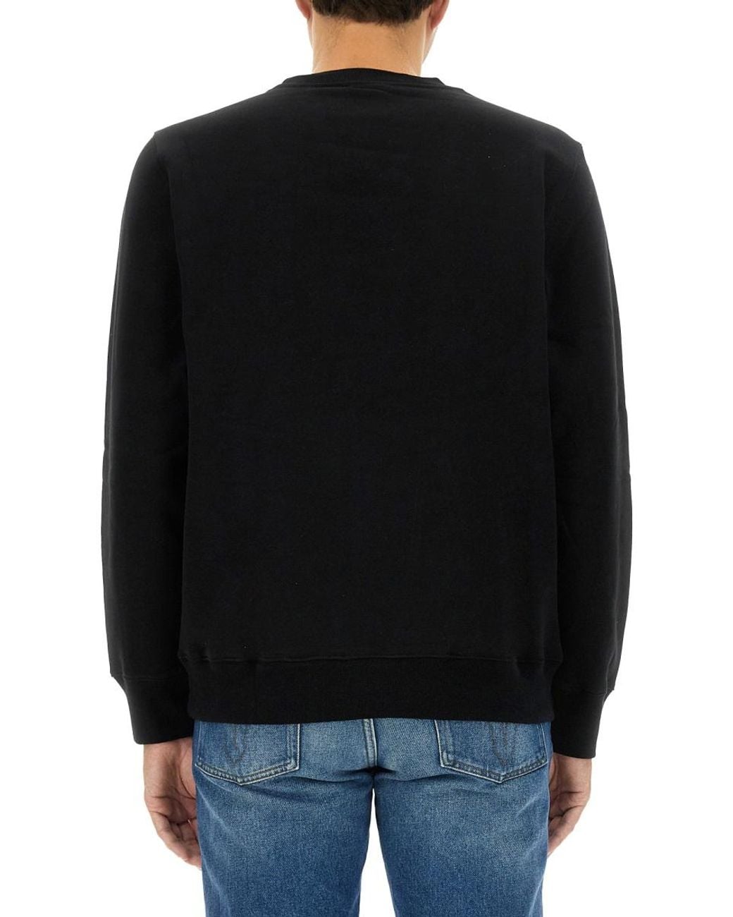Paul Smith Black Cotton Sweatshirt Sweatshirts for men