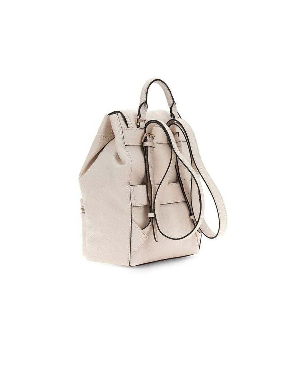 Guess White Guess Flap Backpack