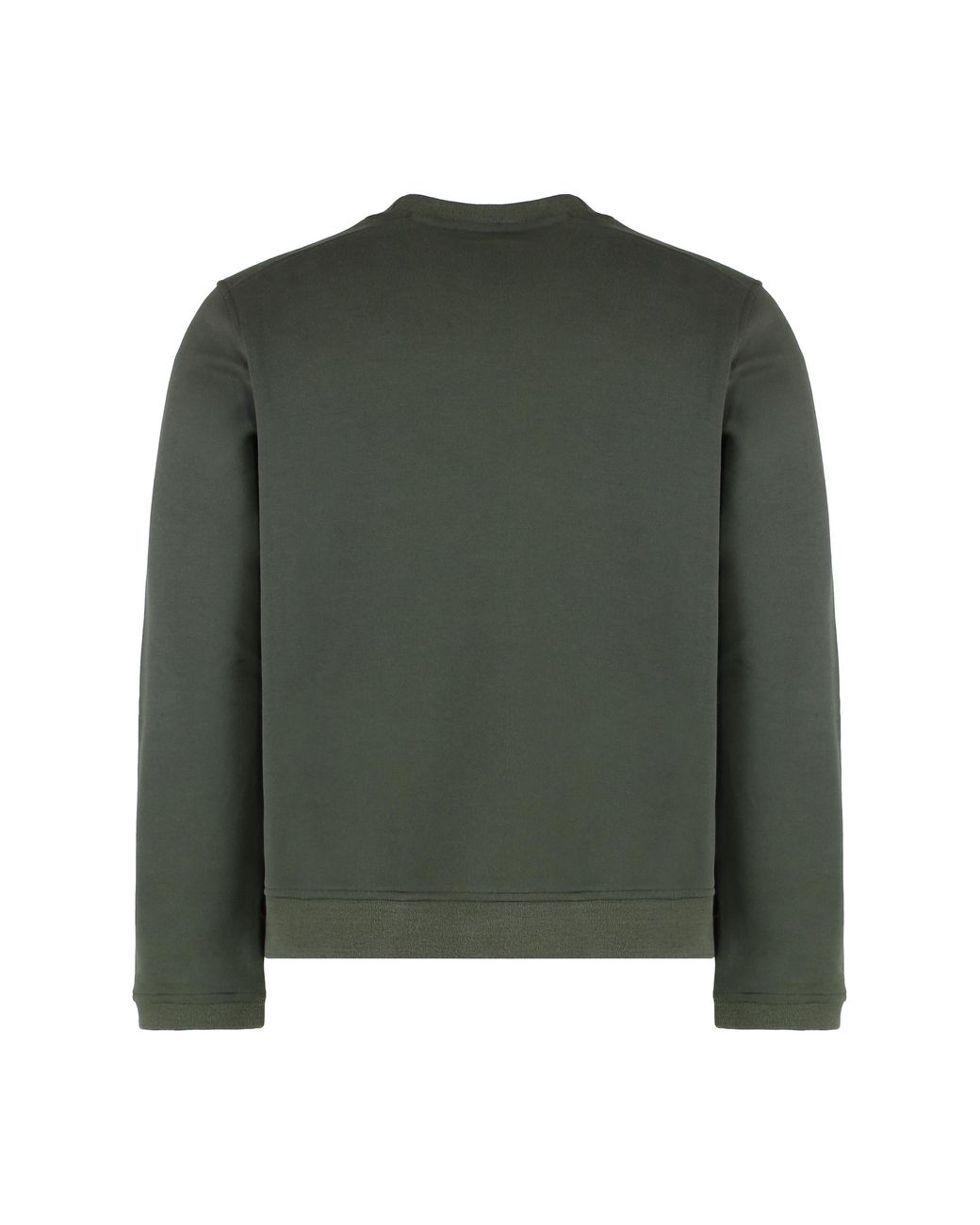 K-Way Green Cotton And Cashmere Crewneck Sweater Sweatshirts for men