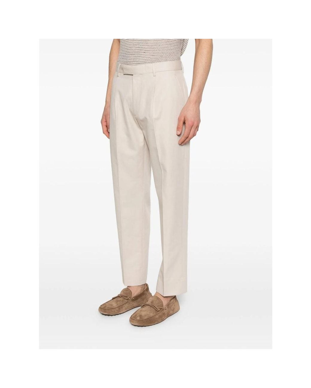 Zegna Natural Neutrals Trousers for men