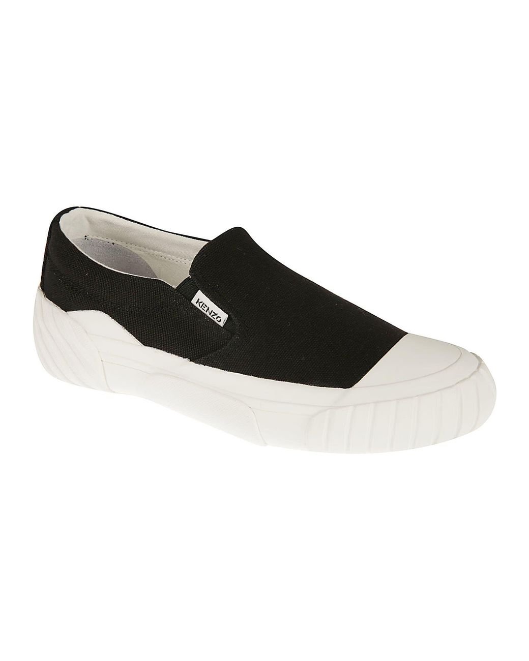 KENZO Tiger Crest Slip on Sneakers in Black Lyst