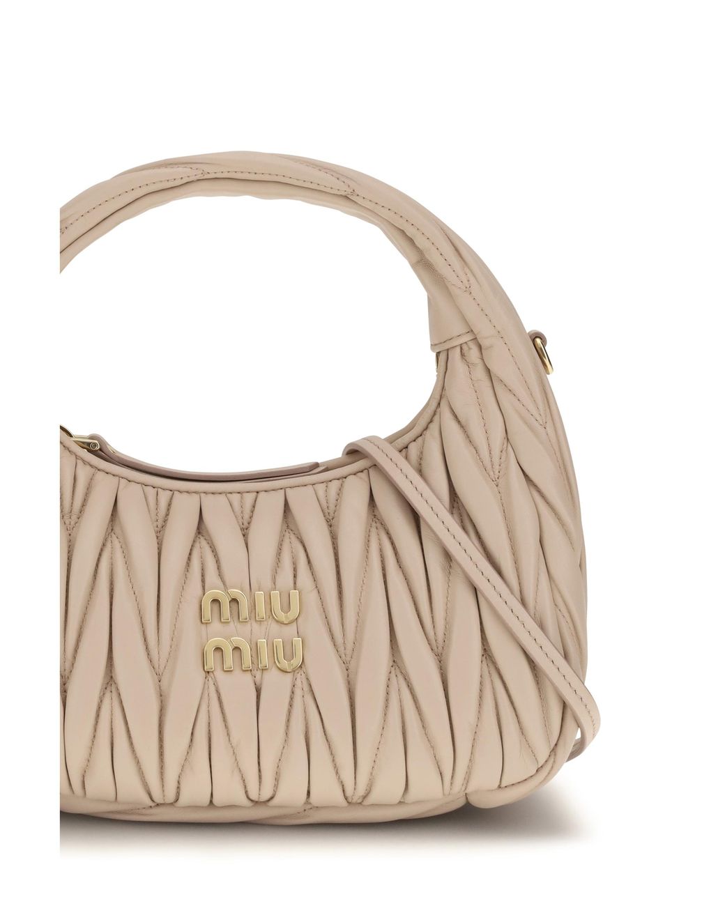 Miu Miu White Miu Miu Wander Hobo Bag