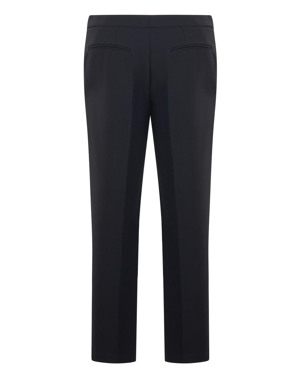 Elisabetta Franchi Blue Trousers Crepe Polyester Cropped