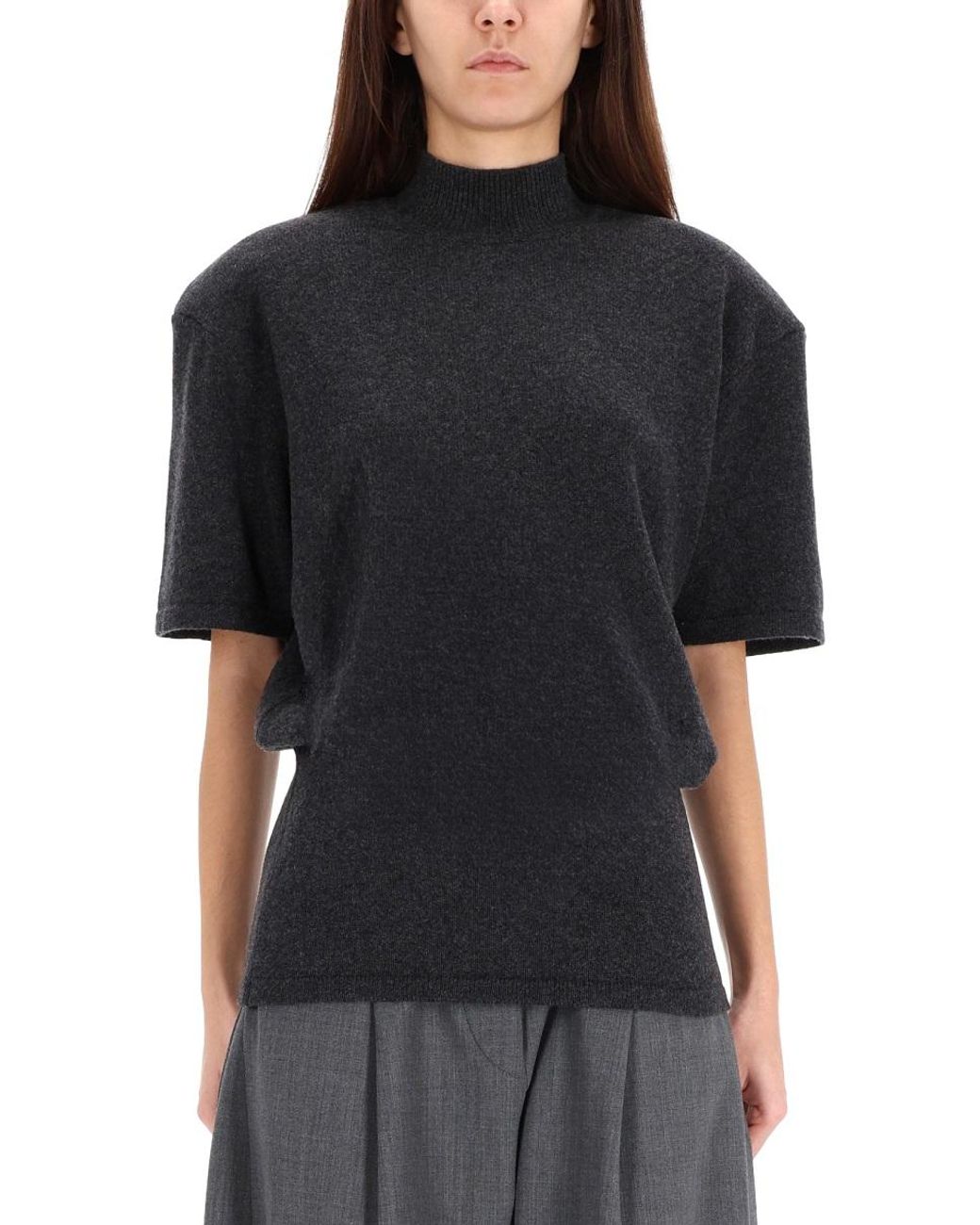 Jacquemus Black Jacquemus Wool Cashmere Blend Sweater