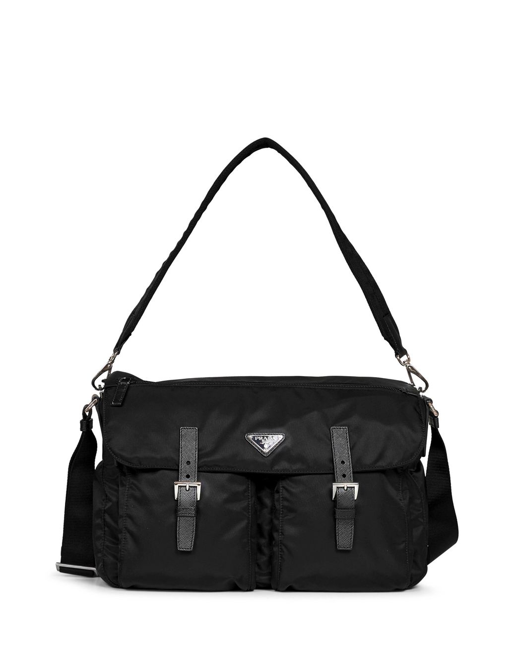 Prada Black Crossbody Bag Recycled Polyamide Shoulder for men