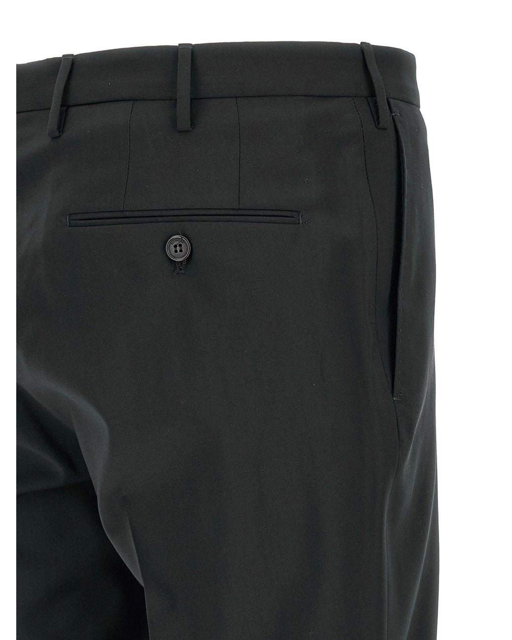 Incotex Black Modello 35 Trousers for men