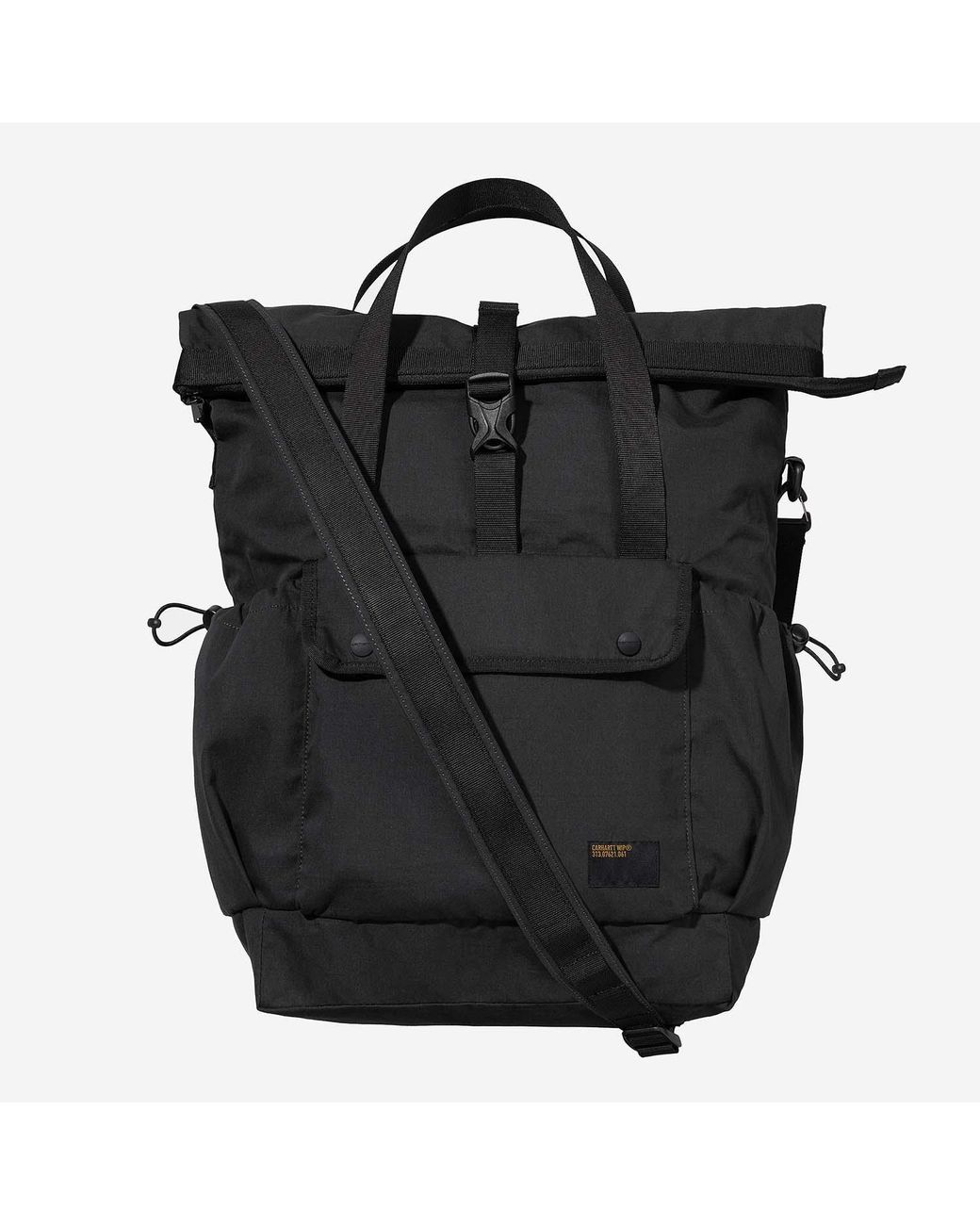 Carhartt Black Haste Tote Bag Cotton Shoulder for men
