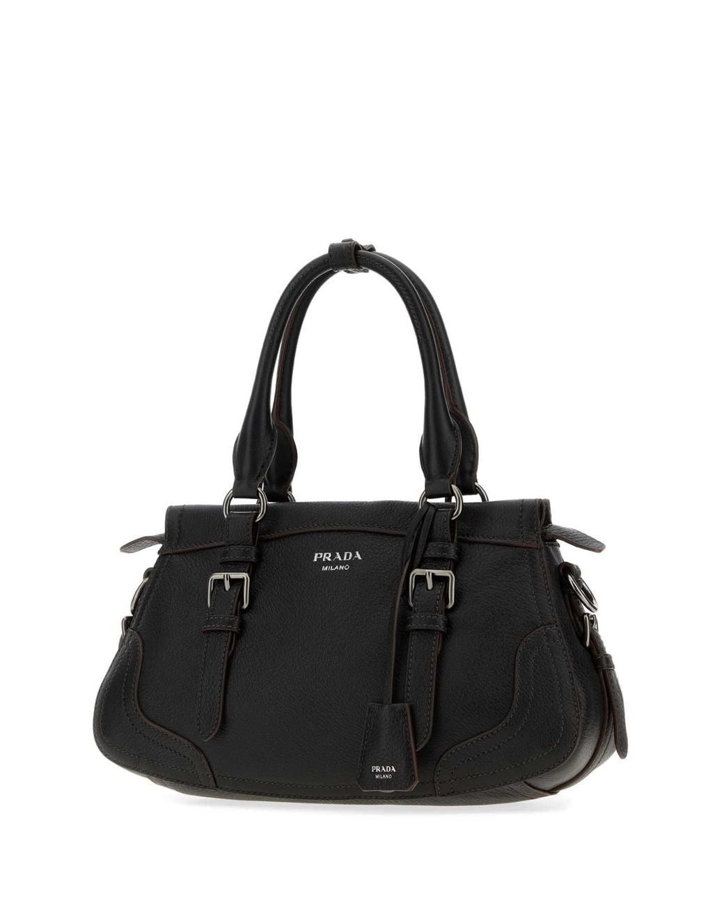 Prada Black Prada Milano Shoulder Bag