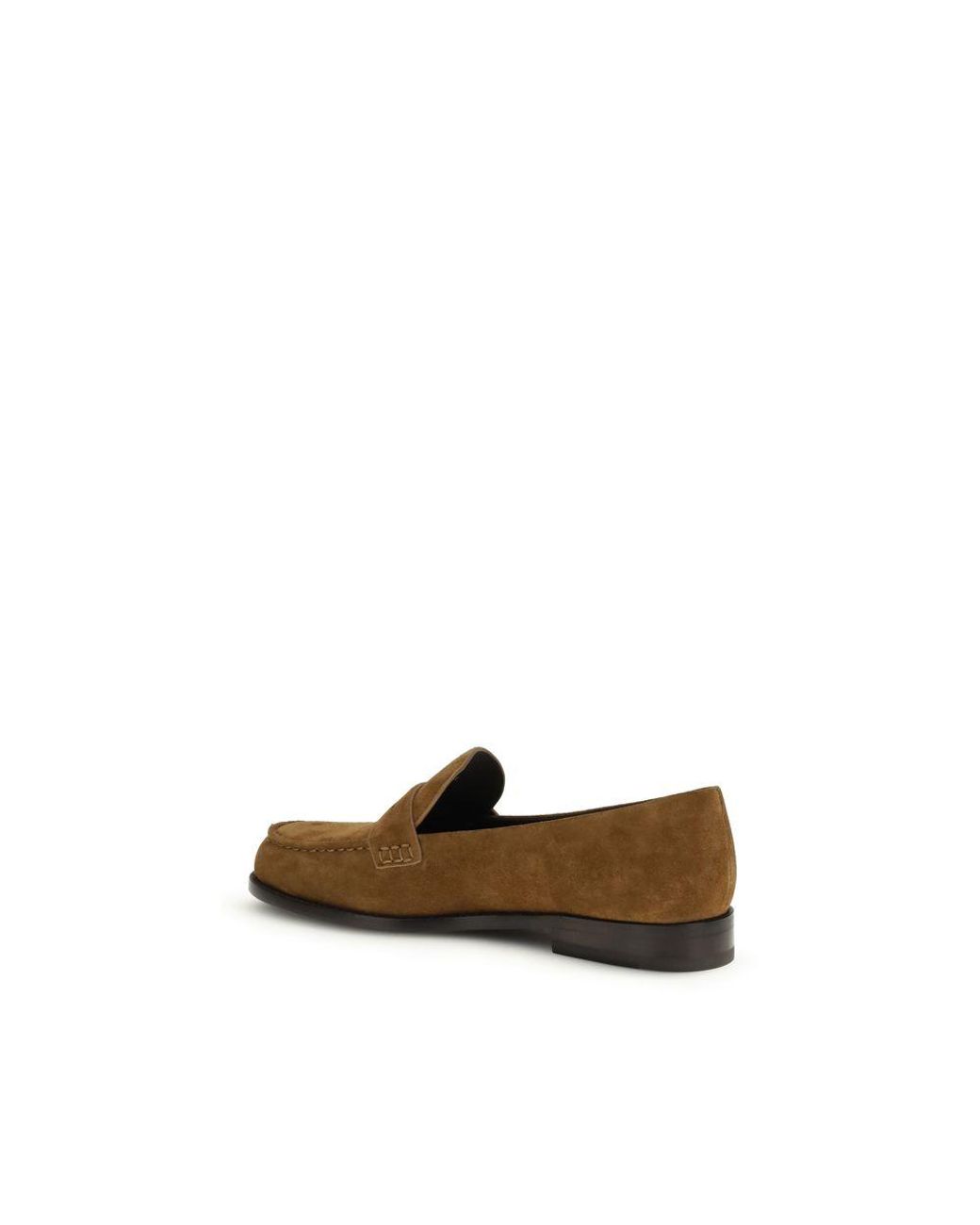 Tory Burch Brown Beige Calf Leather Bos Taurus Slip