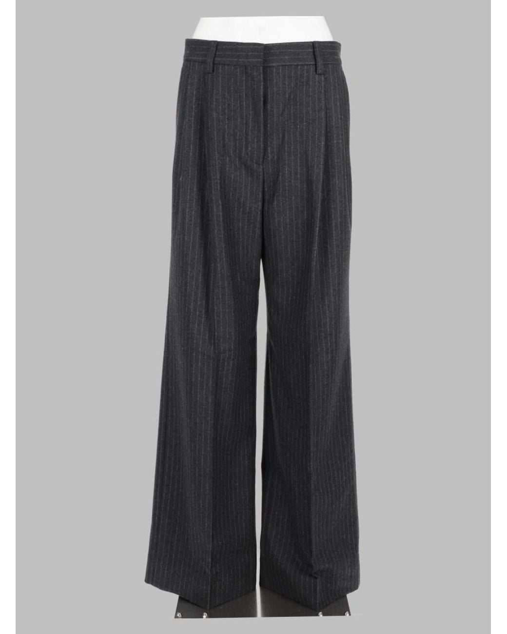 Filippa K Gray Darcey Wool-Blend Trousers