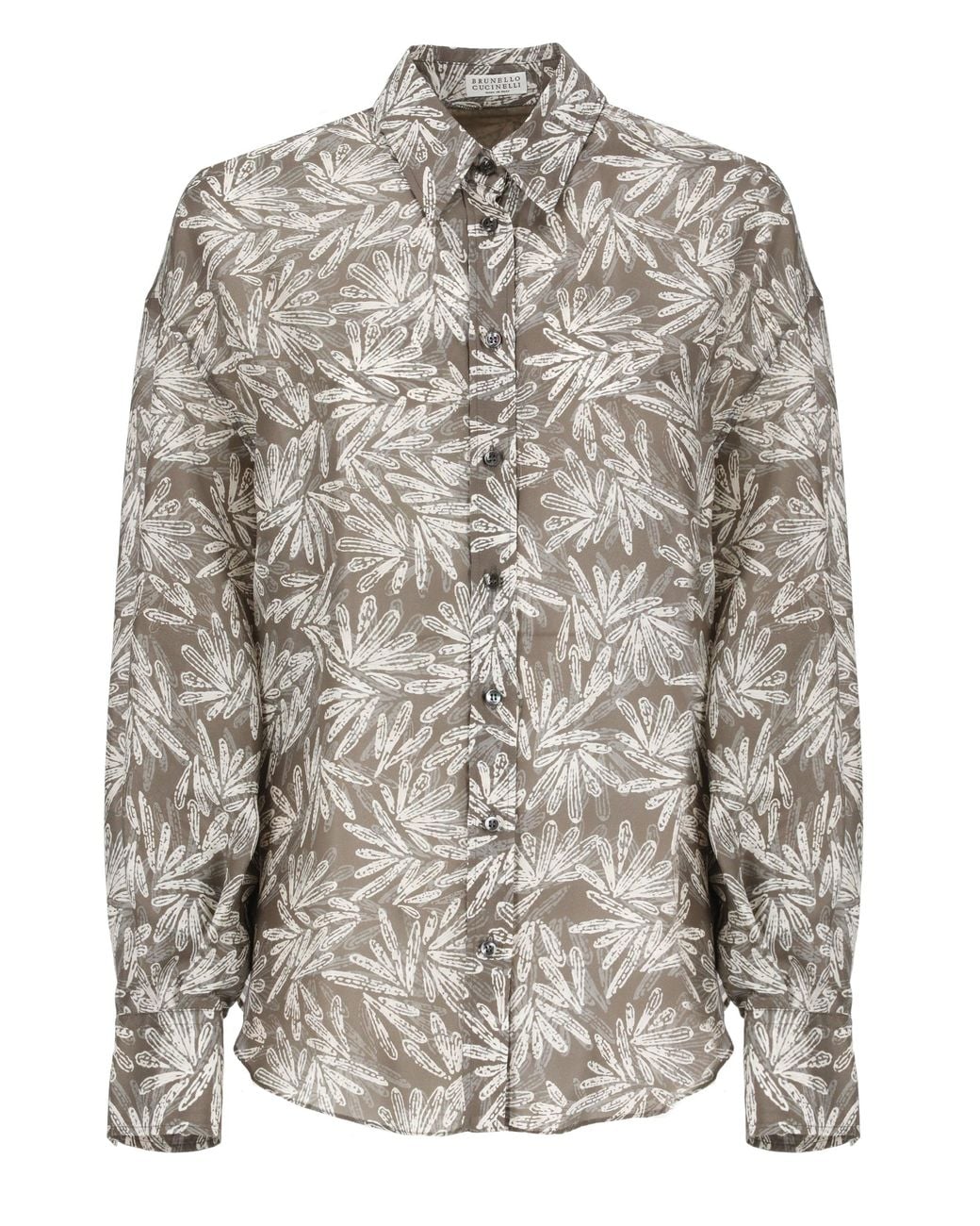 Brunello Cucinelli Gray Shirt Mp913Re116_C6004