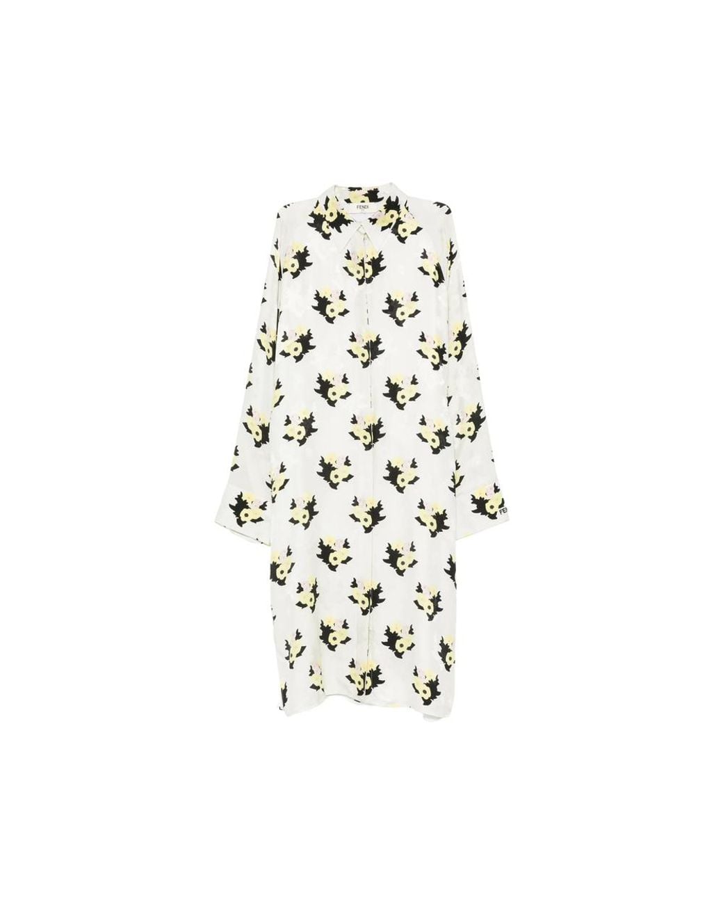 Fendi White Neutrals Dresses
