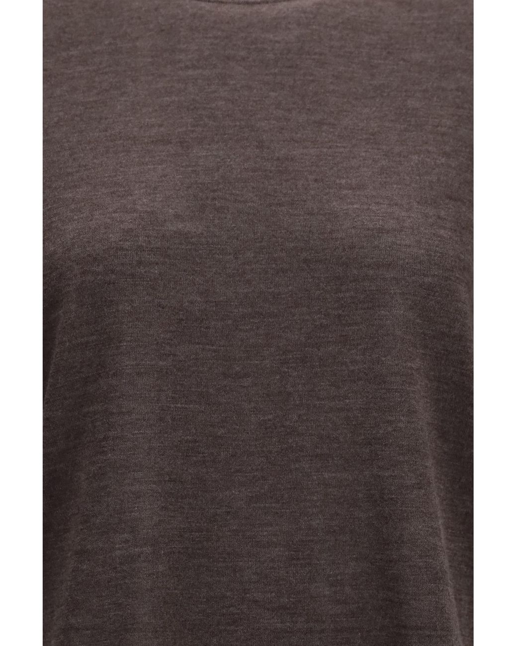 Loulou de Saison Gray Loulou De Saison Superfine Cashmere Fine-Knit T-Shirt