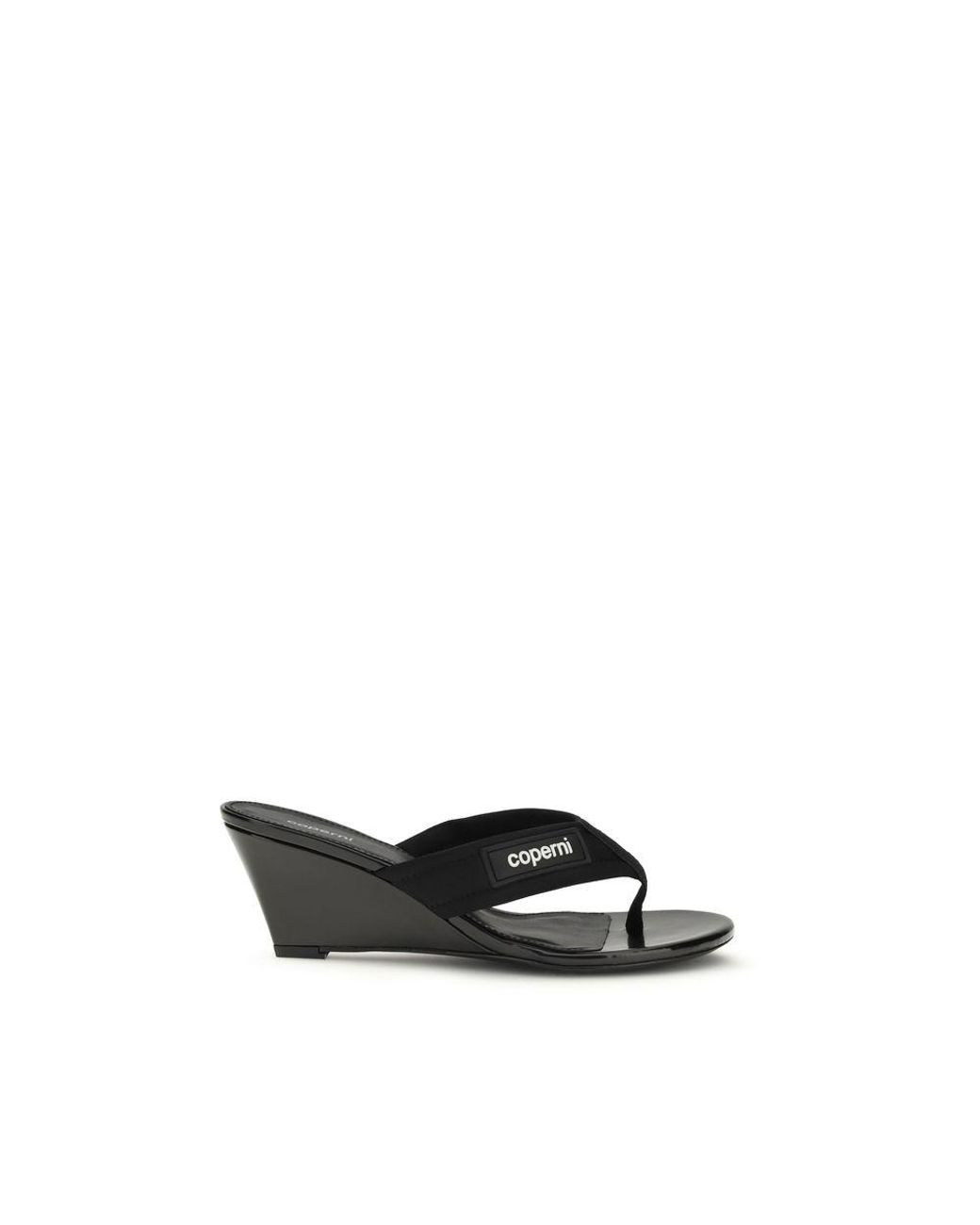 Coperni Black Polyamide Wedge Sandals