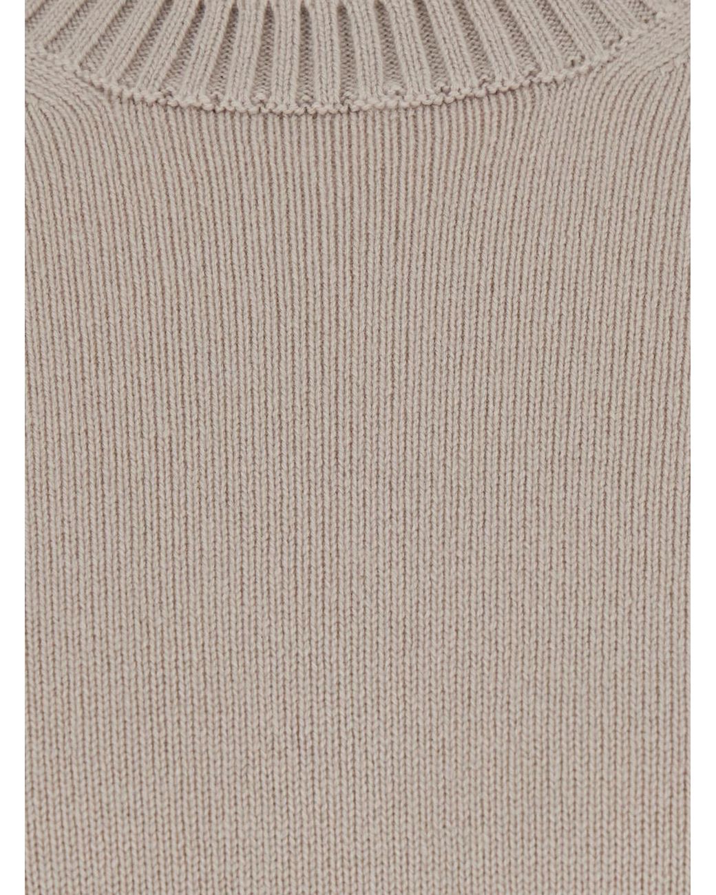 Kangra Gray Crew Neck Sweater Ml F.7Gg Wool Tops for men