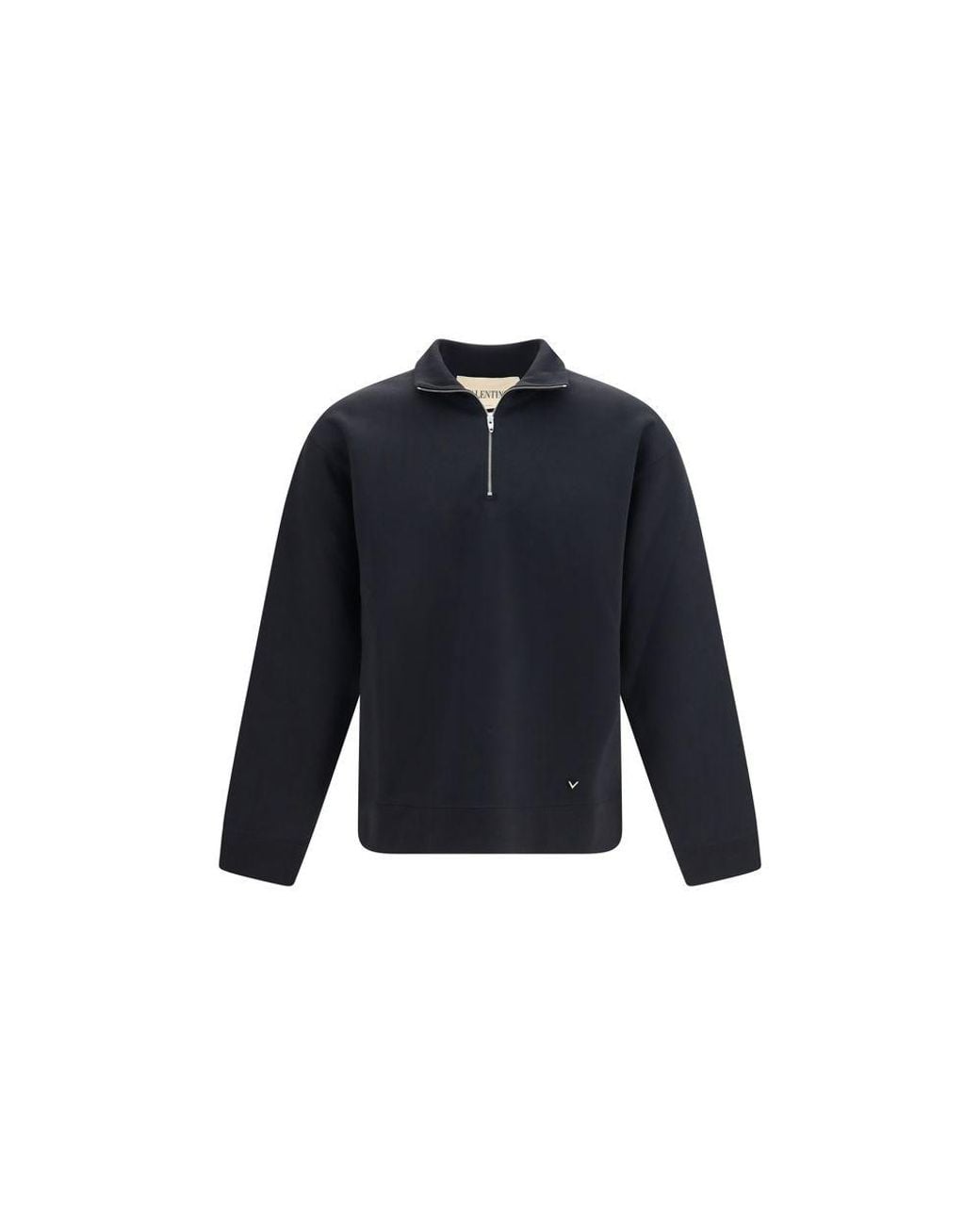 Valentino Garavani Blue Cotton Sweatshirt Clothing for men