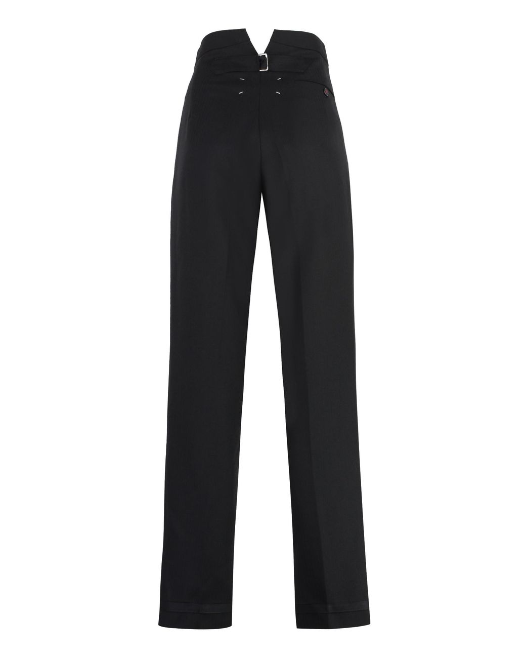 Maison Margiela Black Elegant Wool Trousers