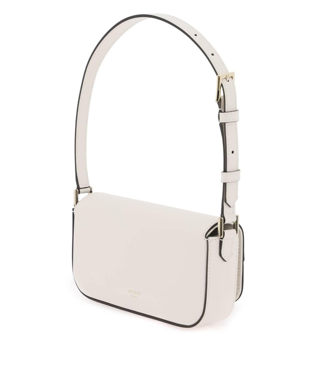 Jimmy Choo 'avenue' Mini Shoulder Bag in White | Lyst