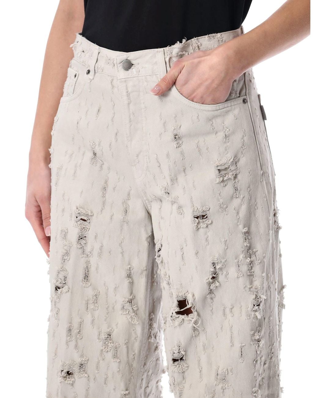 Haikure Natural Bethany Bull Destroy Jeans