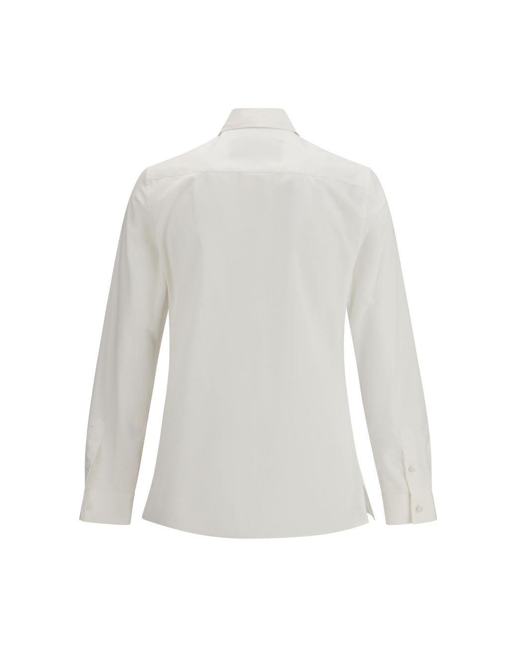 Valentino White Rockstud Untitled Cotton Shirt for men