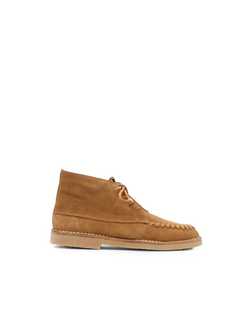 Isabel Marant Brown Suede Lace-Up Trainers Calf Leather Sneaker for men