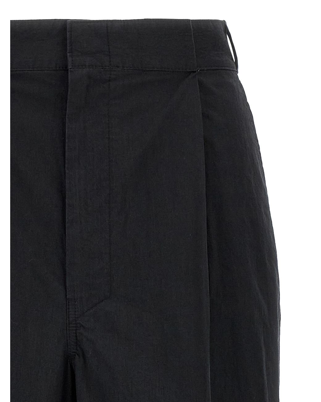 Maison Margiela Black Cotton Casual Pants