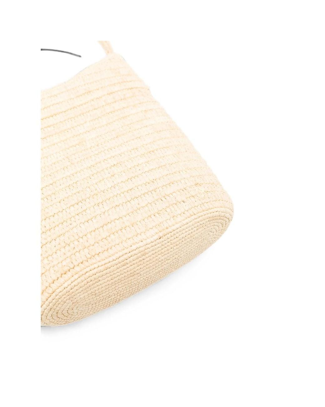 The Row Natural Shoulder Bag Leo Woven Raffia