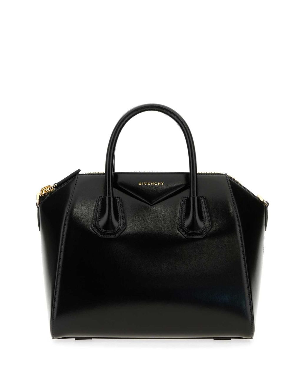 Givenchy Black Leather Top-Handle Tote