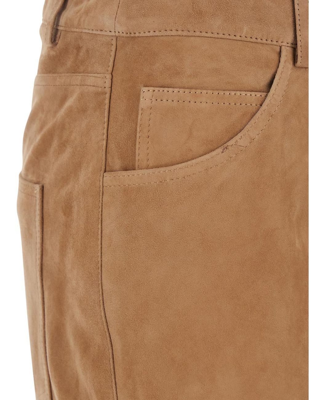Arma Natural Michela Trousers With Belt Loop