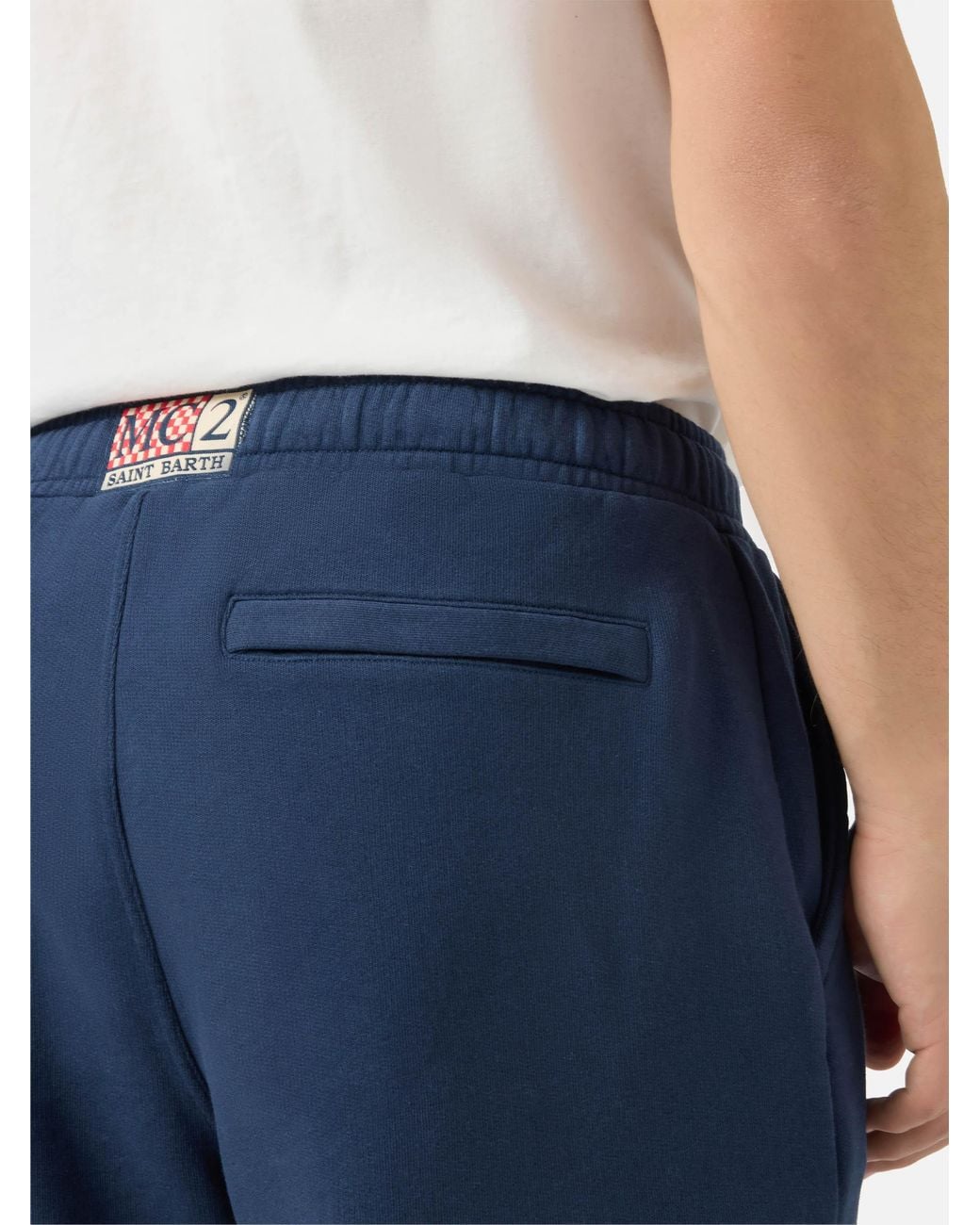 Mc2 Saint Barth Blue Cargo Short Pants Cargy __Single__ for men