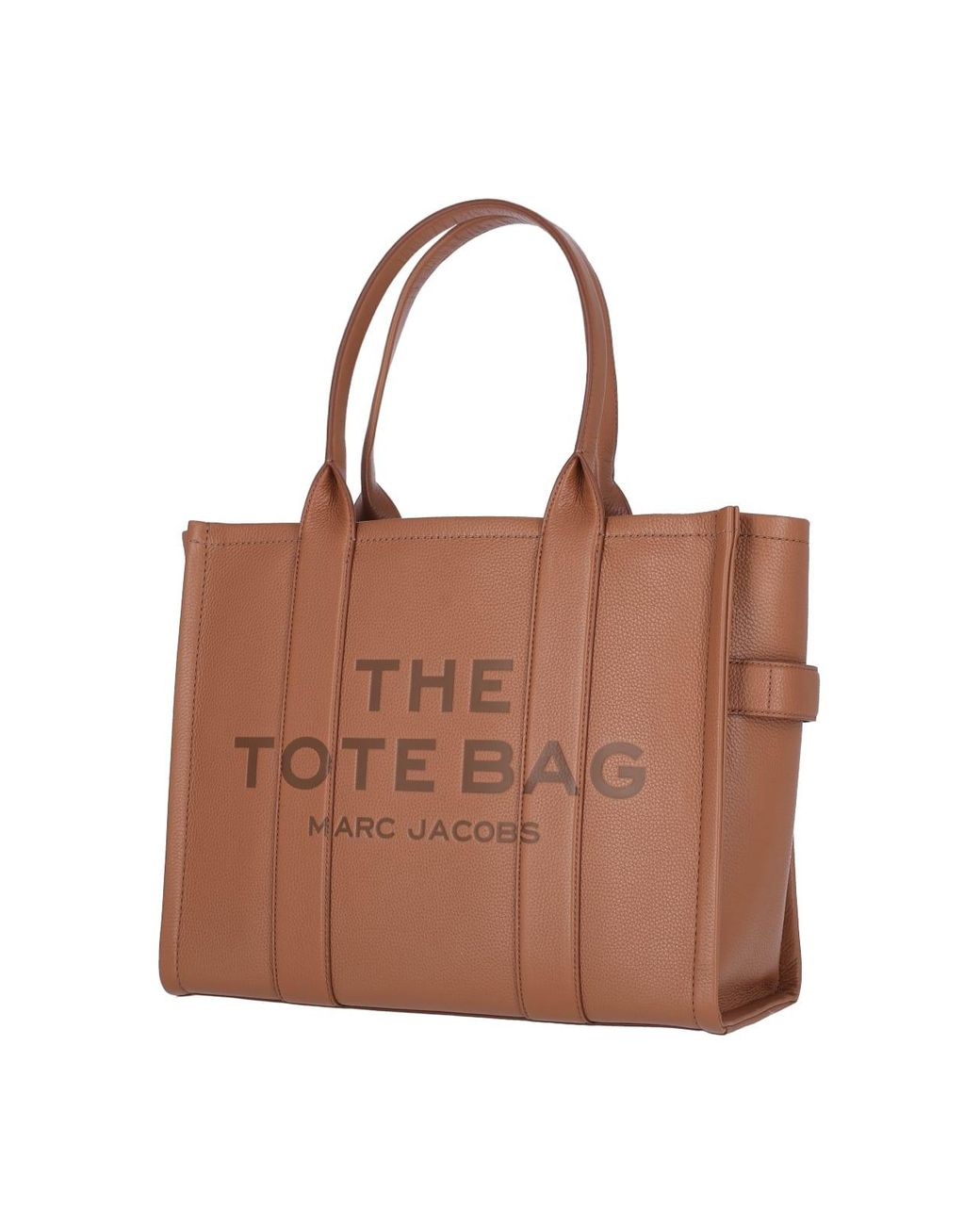 Marc Jacobs The Leather Large Tote Bag in Brown | Lyst