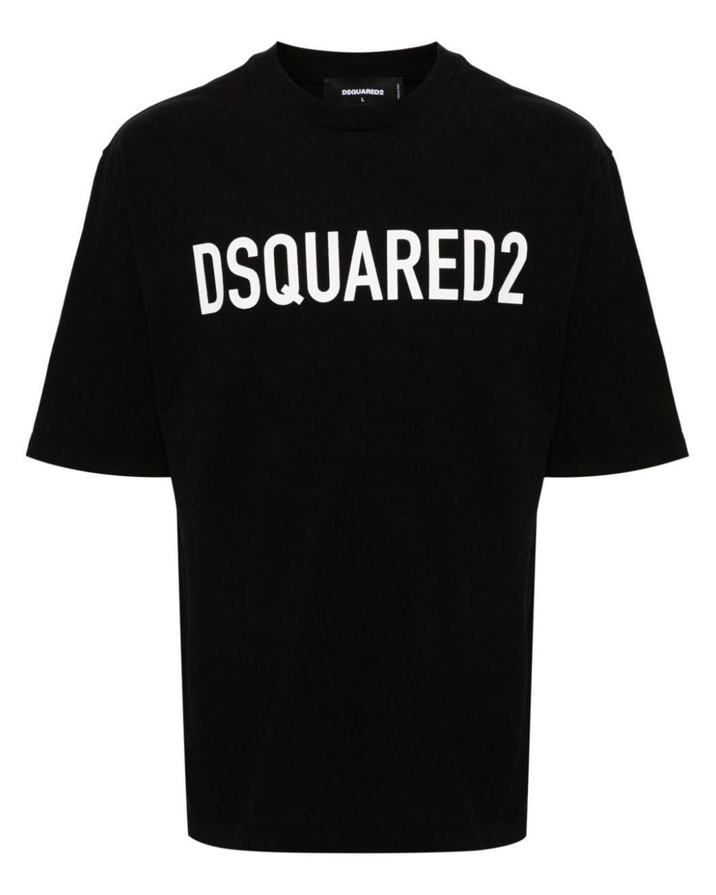 DSquared² Black Logo-Printed Cotton T-Shirt