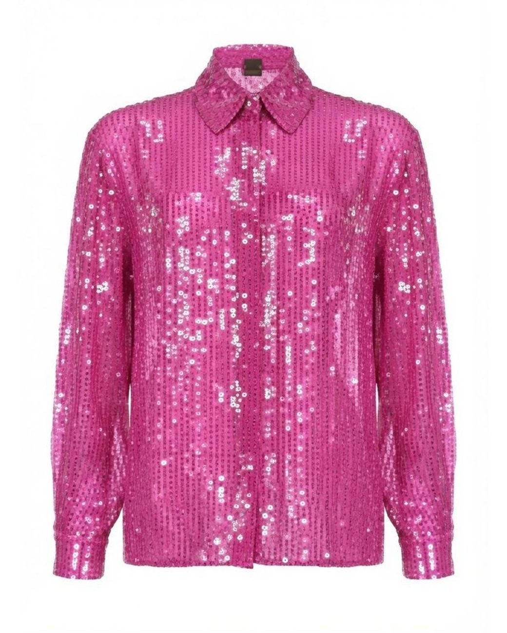 Pinko Pink Shirt Polyester Apparel