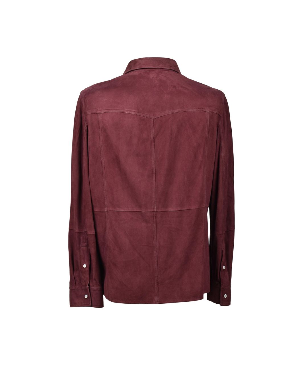 Brunello Cucinelli Purple Burgundy Suede Cropped Jacket for men