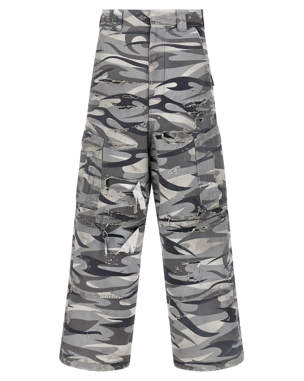 Balenciaga Large Cargo Pants in Gray for Men | Lyst